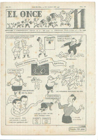 El Once revista deportiva numero 166 (24.3.1948)