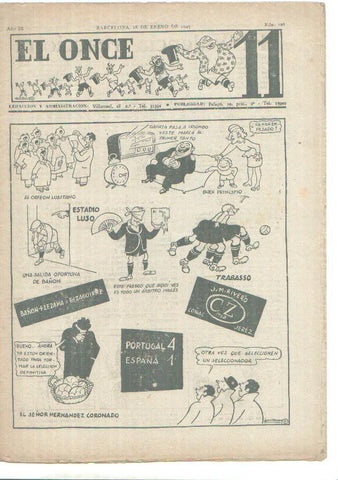 El Once revista deportiva numero 106 (28.1.1947)