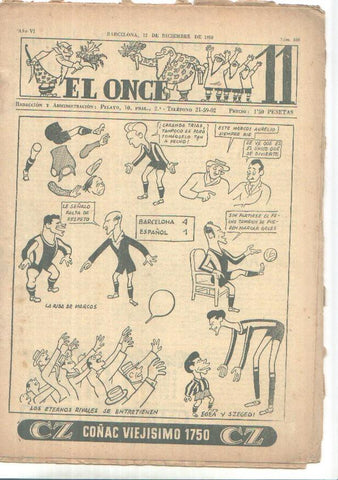 El Once revista deportiva numero 308 (12.12.1950)
