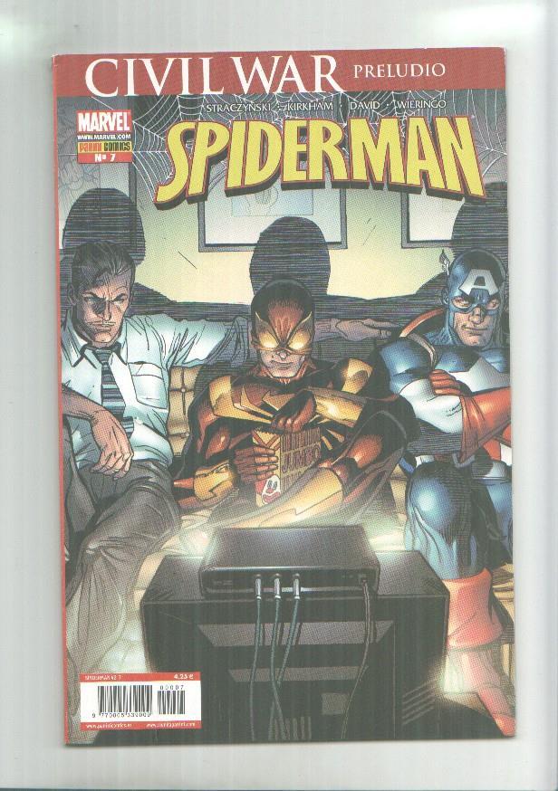 Panini: Spiderman, formato prestigio, vol 2 numero 07: Civil War preludio