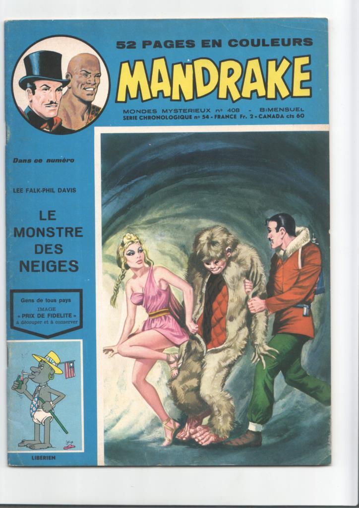 Mandrake numero 408: Le monstre des neiges
