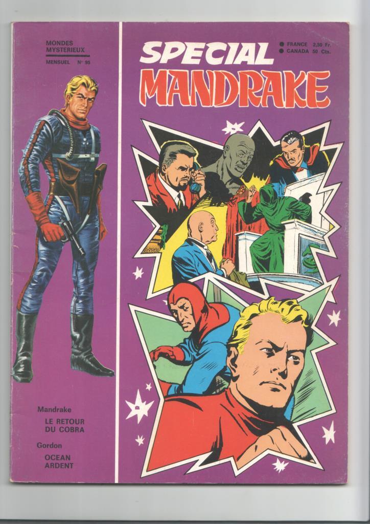 Mandrake special numero 95: Le retour du cobra y Ocean ardent
