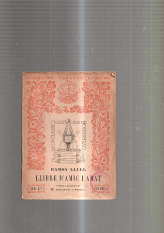 llibre d amic i amat
