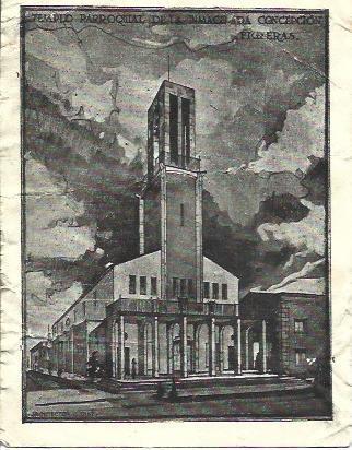 POSTAL A6222: Templo parroquial de la Inmaculada Concepcion. Figueres