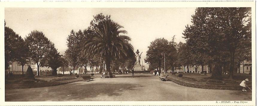 POSTAL A6255: Plaza Eliptica, Bilbao