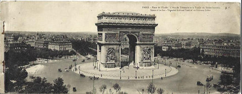 POSTAL A6261: Place de l'Etoile, Paris