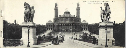 POSTAL A6262: Palais du Trocadero, Paris