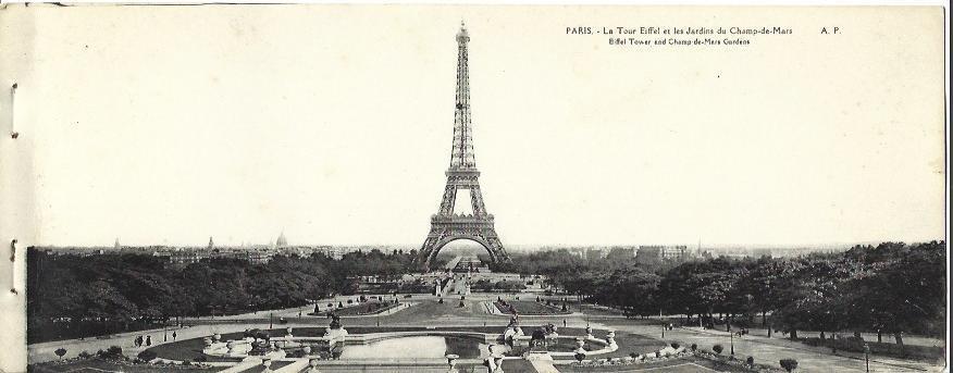 POSTAL A6263: Tour Eiffel en Paris