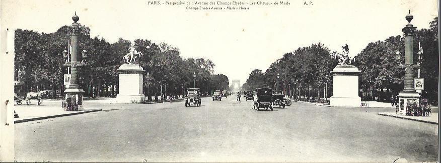 POSTAL A6265: Avenue des Champs Elisees, Paris