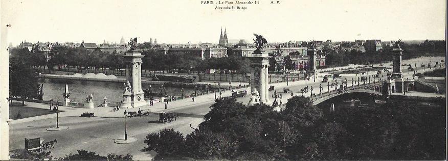 POSTAL A6268: Puente Alexandre III en Paris