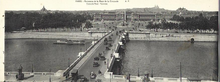 POSTAL A6271: Vista de la Place de la Concorde en Paris