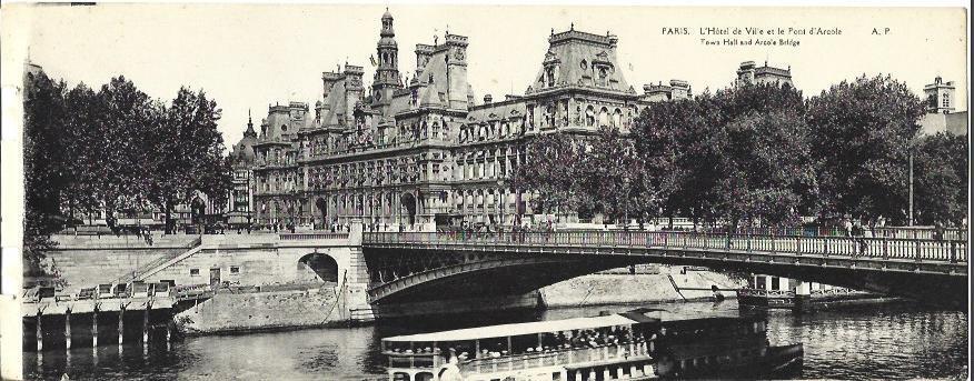 POSTAL A6276: Hotel de Ville de Paris