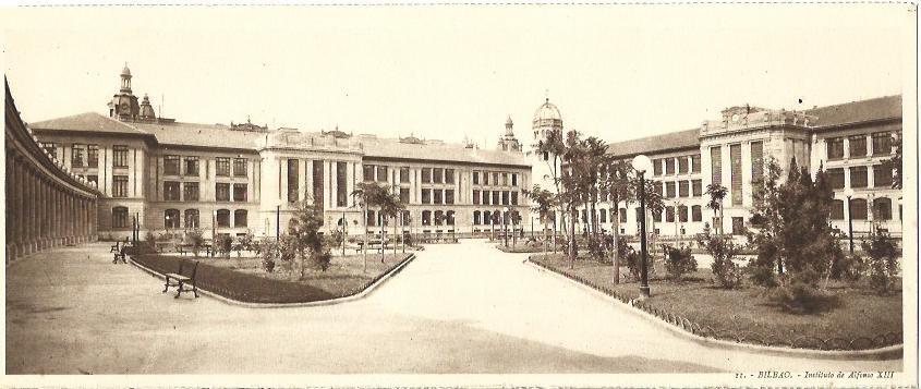 POSTAL A6250: Bilbao, Instituto de Alfonso XIII