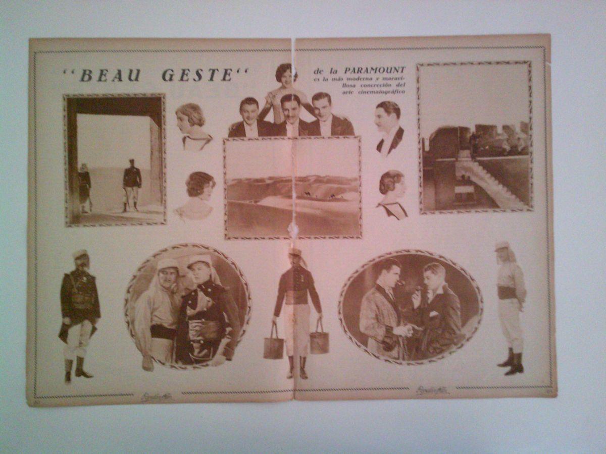 LAMINA 37424: Publicidad de Beau Geste
