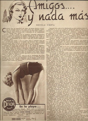 LAMINA 37498: Publicidad de Agua Dixor