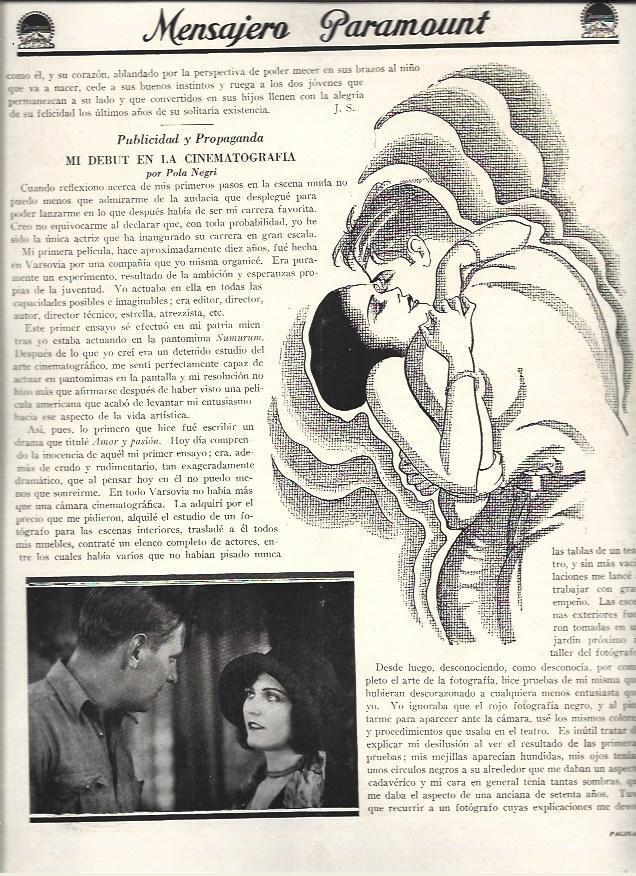 LAMINA 37510: Pola Negri