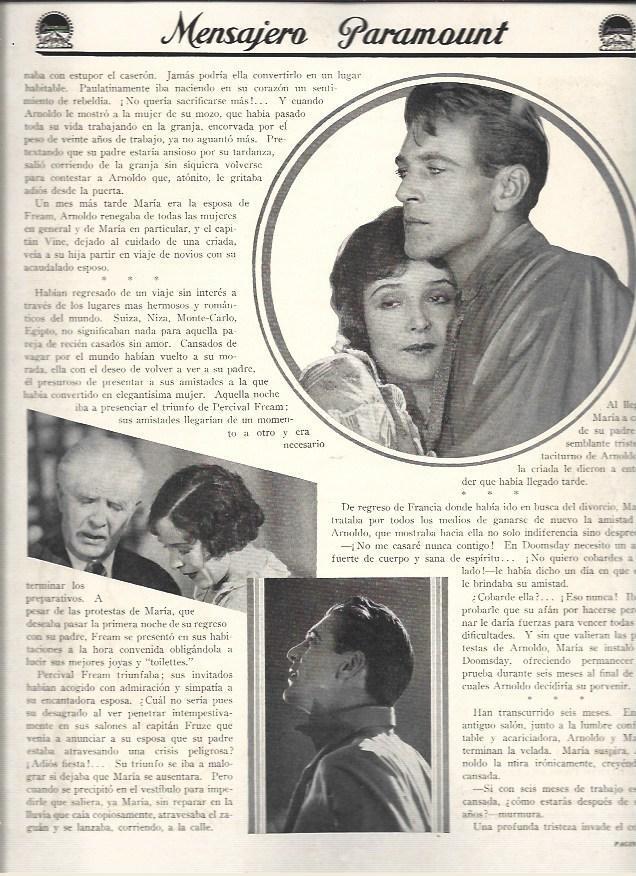 LAMINA 37516: Gary Cooper y Florence Vidor en Esclava por amor
