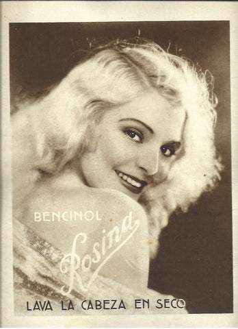 LAMINA 37470: Publicidad de champu Bencinol Rosina