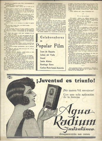 LAMINA 37472: Publicidad de Agua Radium