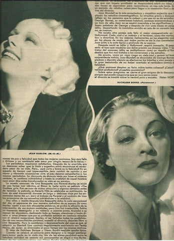 LAMINA 37479: Jean Harlow y Kathleen Burke