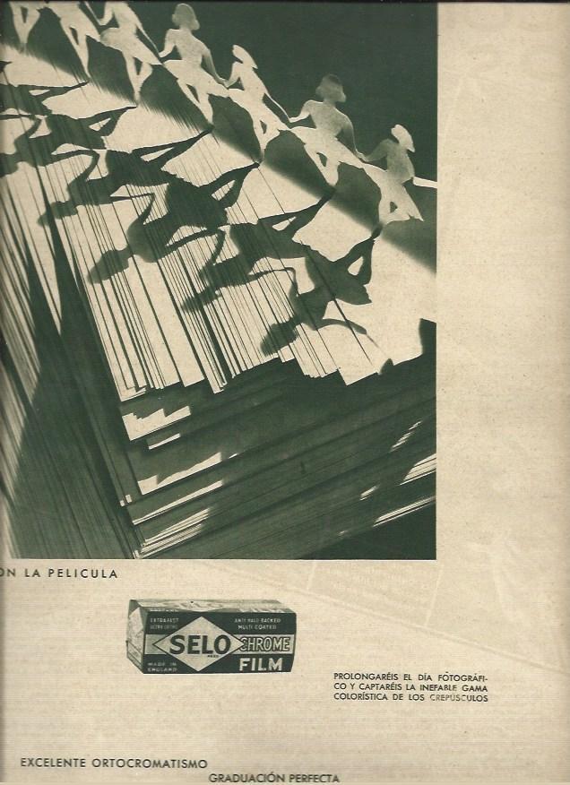 LAMINA 37480: Publicidad de pelicula Selochrome film