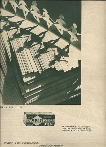 LAMINA 37480: Publicidad de pelicula Selochrome film