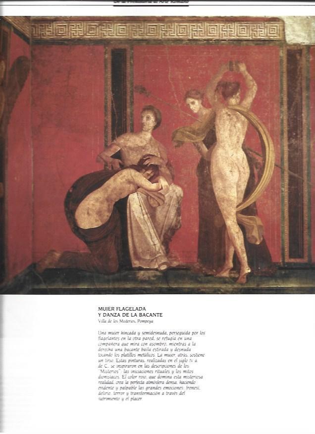 LAMINA 37329: Mujer flagelada y danza de la Bacante, Pompeya