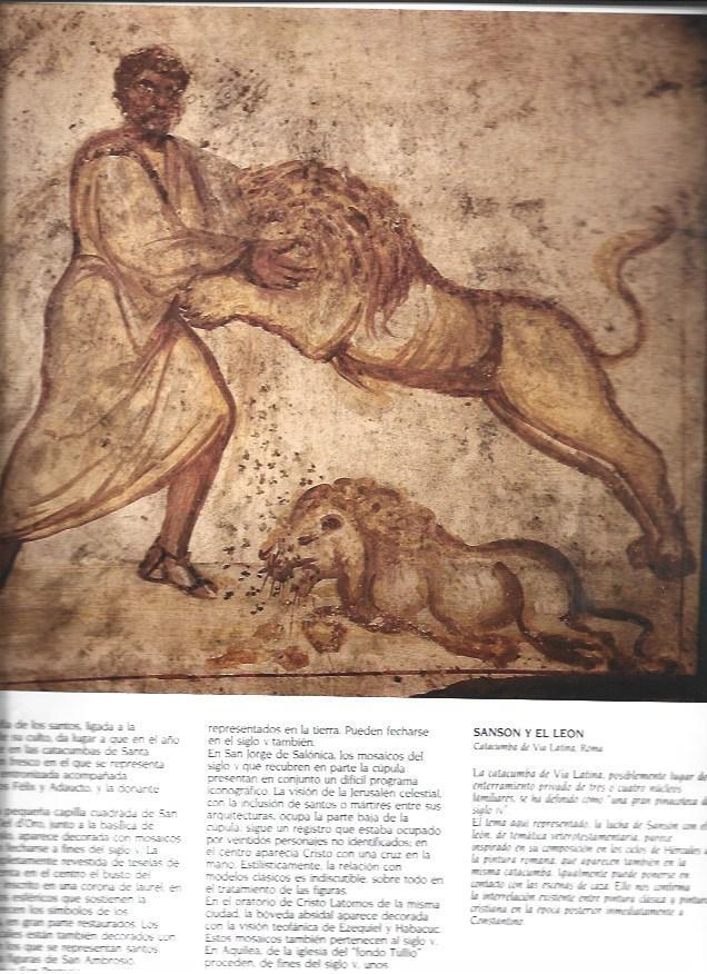 LAMINA 37336: Sanson y el leon, Roma