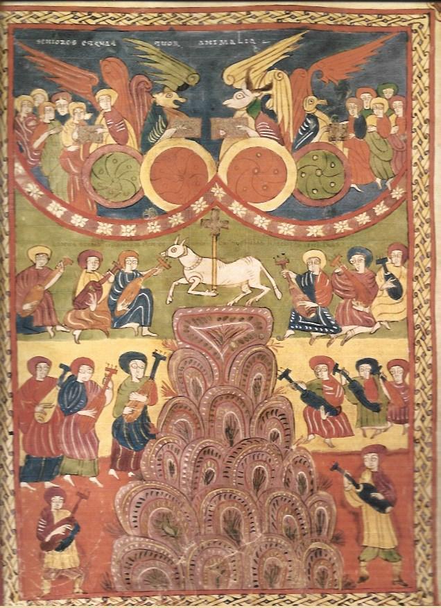 LAMINA 37345: Miniatura del Beato de Valcavado