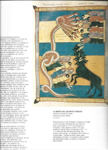 LAMINA 37348: La Bestia de las Siete Cabezas del Beato de Liebana