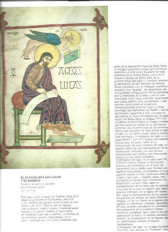 LAMINA 37341: San Lucas, de los Evangelios del Libro de Lindisfarne