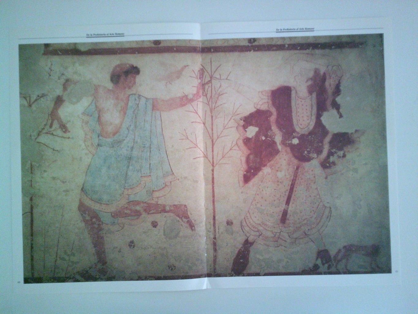 LAMINA 37301: Bailarines de la Tumba de Tridinio, Tarquinia