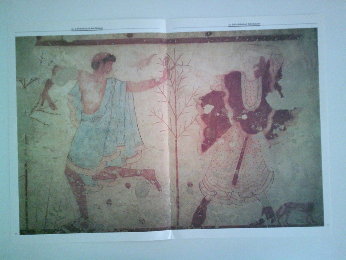 LAMINA 37301: Bailarines de la Tumba de Tridinio, Tarquinia