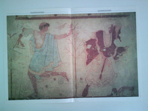 LAMINA 37301: Bailarines de la Tumba de Tridinio, Tarquinia