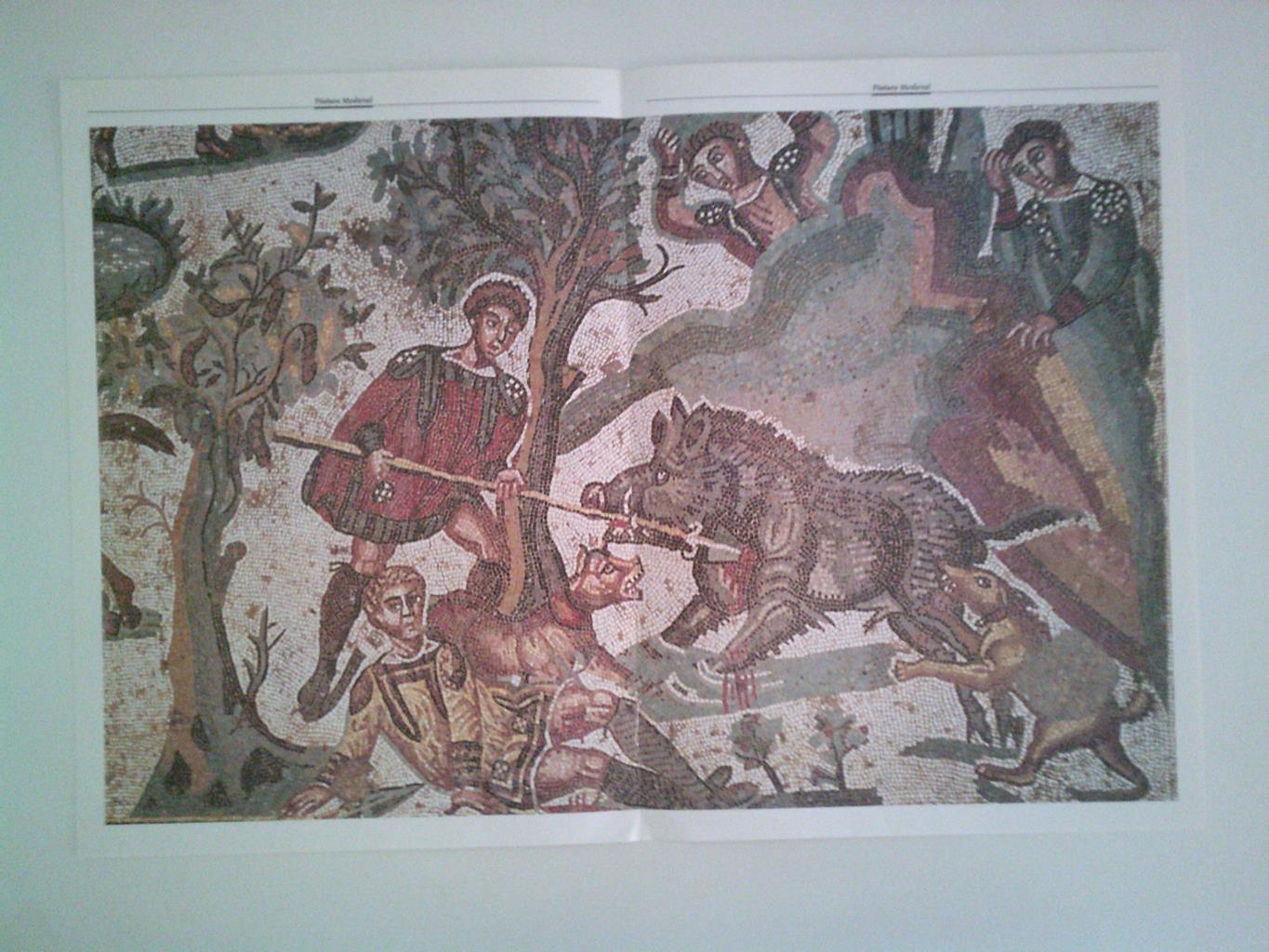 LAMINA 37303: Combate con el jabali, Sicilia
