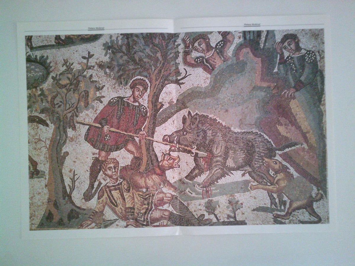 LAMINA 37303: Combate con el jabali, Sicilia
