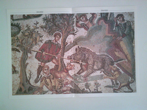 LAMINA 37303: Combate con el jabali, Sicilia