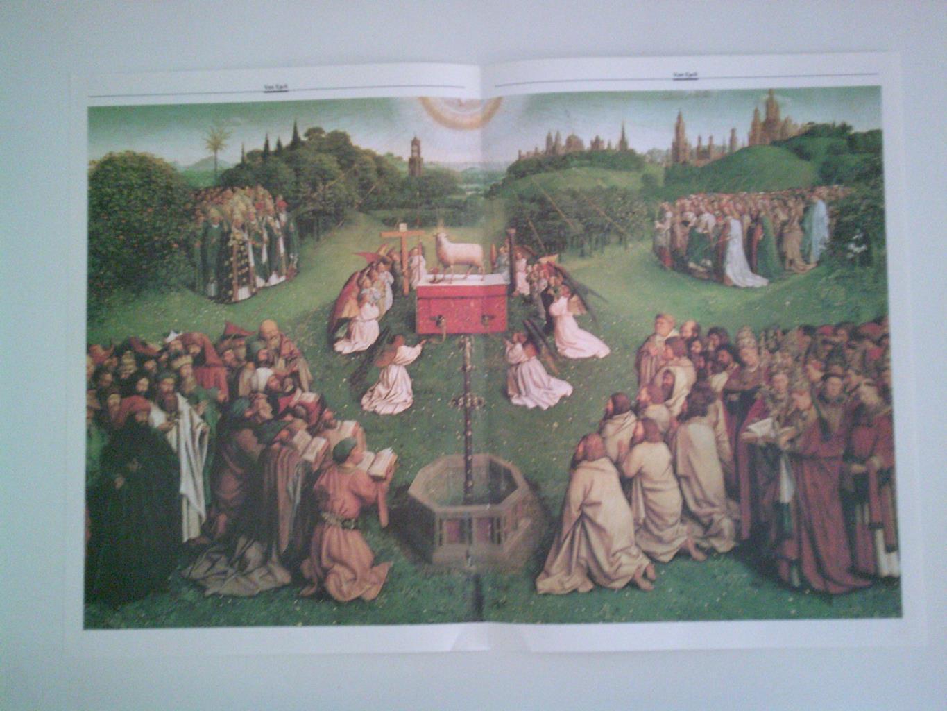 LAMINA 37307: Adoracion del cordero, Gante