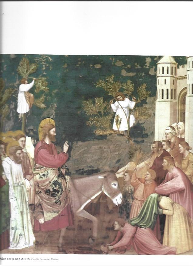 LAMINA 37310: Entrada en Jerusalen, por Giotto