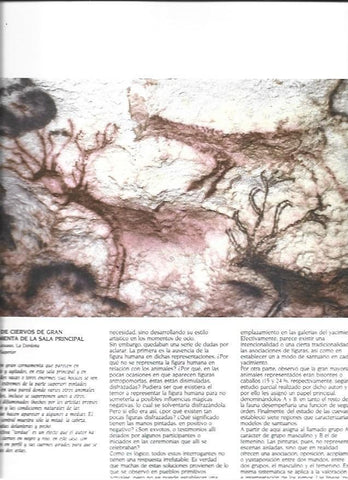 LAMINA 37314: Ciervos de la Sala Principal de la Cueva de Lascaux