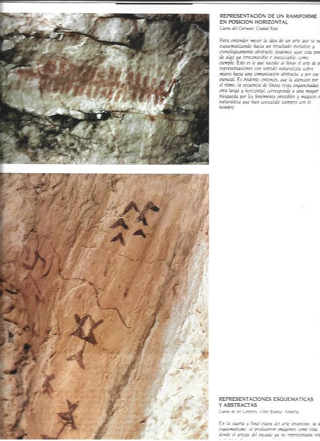 LAMINA 37320: Pinturas de las Cueva del Carvajal y Cueva de los Letreros