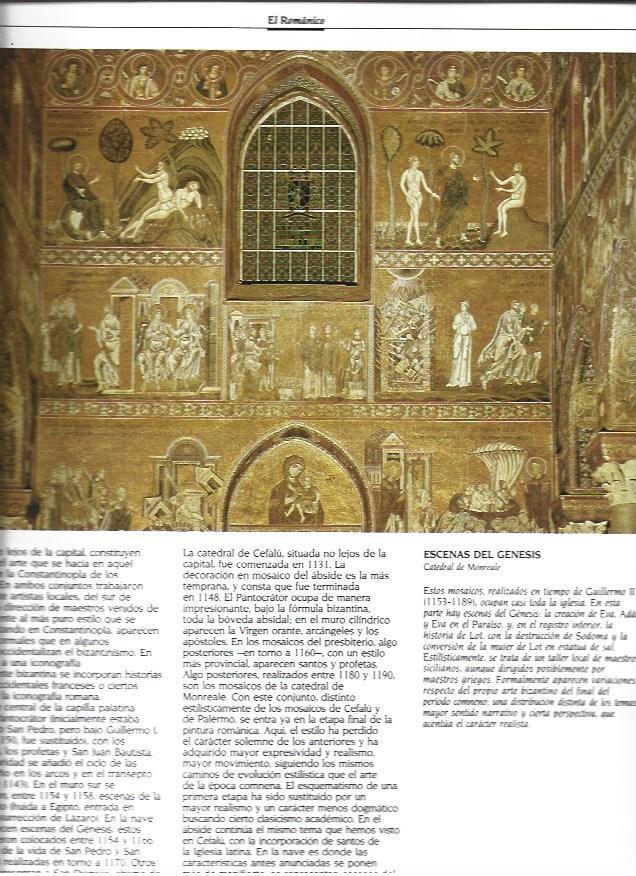 LAMINA 37356: Escenas del Genesis de la Catedral de Monreale