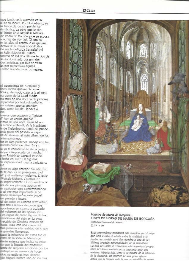 LAMINA 37386: detalle del Libro de Horas de Maria de Borgoña