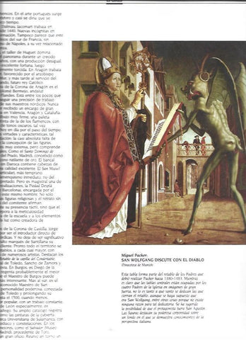 LAMINA 37388: San Wolfgang discute con el diablo, por Pacher