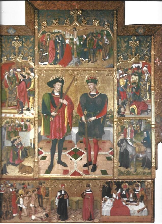 LAMINA 37389: Retablo de los santos Abdon y Senen, Terrassa