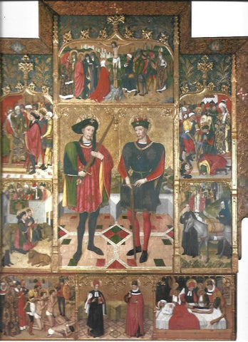 LAMINA 37389: Retablo de los santos Abdon y Senen, Terrassa