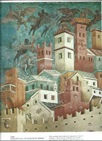 LAMINA 37391: Giotto, Expulsion de los diablos de Arezzo