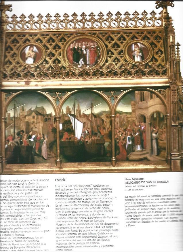 LAMINA 37385: Relicario de Santa Ursula, por Hans Memling