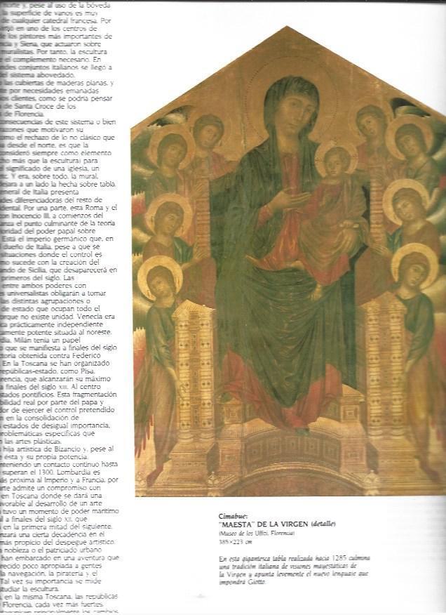 LAMINA 37397: Maesta de la Virgen, por Cimabue