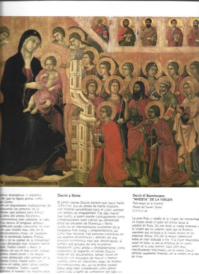 LAMINA 37399: Maesta de la Virgen, por Duccio di Buoninsegna